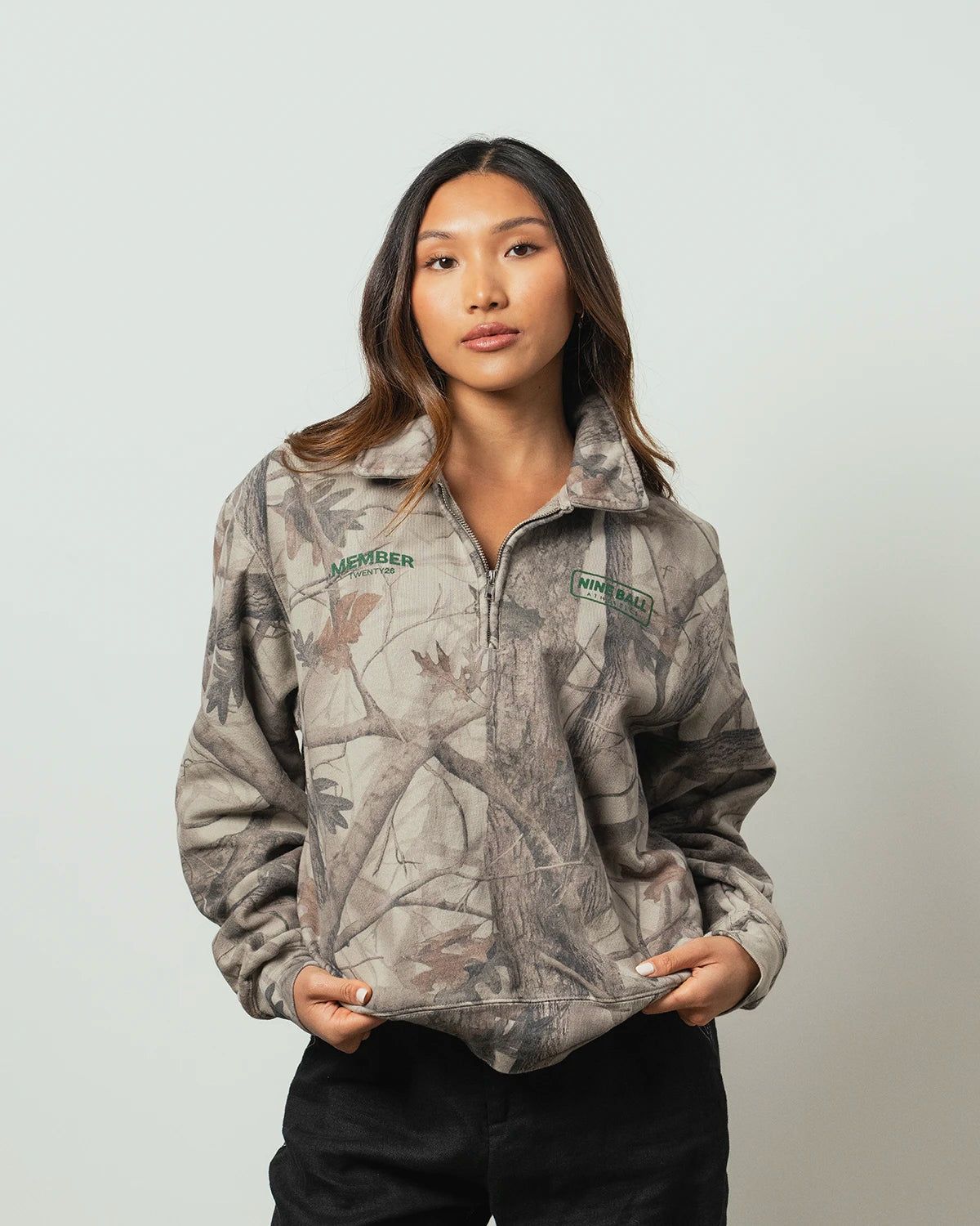 Member Camo Quarterzip